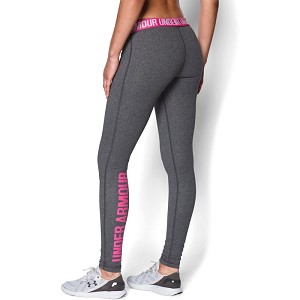 PANTALONE UNDER ARMOUR 1265417 HG LEGGINGS FAVOURITE  GRIGIO