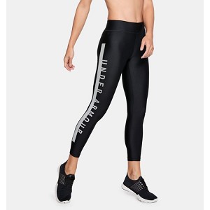 PANTALONE UNDER ARMOUR 1320587 W LEGGINGS BRANDED  NERO