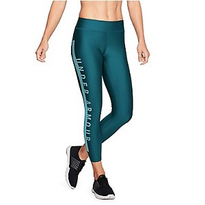 PANTALONE UNDER ARMOUR 1320587 W LEGGINGS BRANDED  VERDE