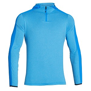 FELPA UNDER ARMOUR CP LW HOODED 1/4 ZIP 1271955  AZZURRO