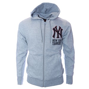 FELPA MAJESTIC TREBOY ZIP SWEAT  GRIGIO MELANGE