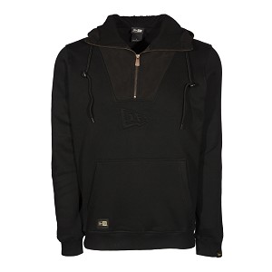 FELPA NEW ERA CRAFTED 1/2 ZIP  NERO