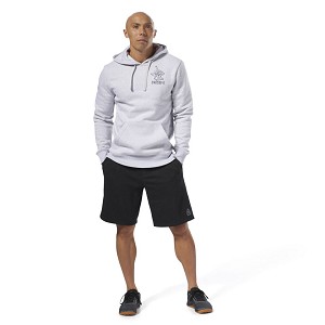 FELPA REEBOK CROSSFIT DH3700 ANVIL PULLOVER  GRIGIO