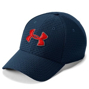 CAPPELLO UNDER ARMOUR 1305038 PRINTED BLITZING 3.0  BLU NAVY