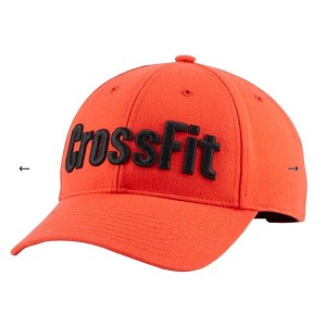 CAPPELLO REEBOK CROSSFIT DU2927 REGOLABILE CURVO  ARANCIONE