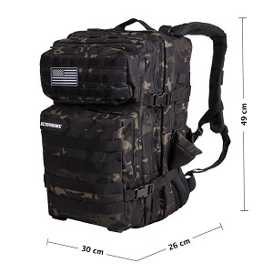 ZAINO ELITEX TACTICAL V1 45L  NERO CAMO