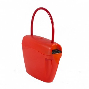 BORSA LOOK-AT-ONE CON COMBINAZIONE  ROSSO