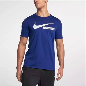 TSHIRT NIKE 777358 TRAINING SWOOSH  BLU