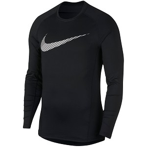 TSHIRT NIKE 929723 THERMA TOP LS  NERO