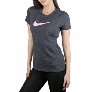 TSHIRT NIKE AQ3212 W DRY CREW  ANTRACITE