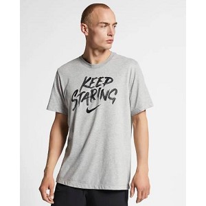 TSHIRT NIKE BQ1838 DRI-FIT DFC  GRIGIO