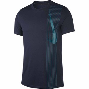 TSHIRT NIKE AQ0443 DRI TOP  BLU