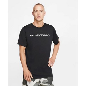 TSHIRT NIKE CD8985 DRI-FIT TEE PRO  NERO