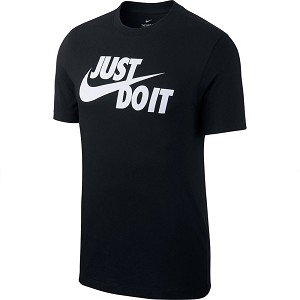 TSHIRT NIKE JDI SWOOSH AR5006 011  NERO