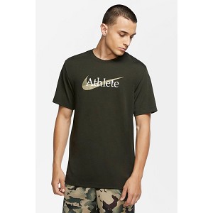 TSHIRT NIKE DRY ATHLETE CAMO CU8512 355  ANTRACITE