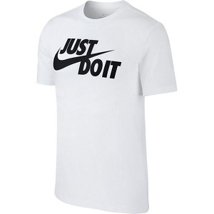 TSHIRT NIKE JDI SWOOSH AR5006 100  BIANCO