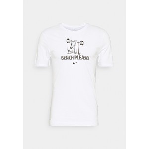 TSHIRT NIKE DFC HUMOR BENCH DA1596 100  BIANCO