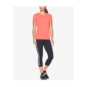 TSHIRT UNDER ARMOUR 1285637 HG ARMOUR SHORT  ARANCIONE