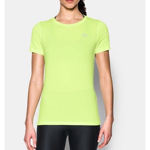 TSHIRT UNDER ARMOUR 1285637 HG ARMOUR SHORT  GIALLO