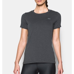 TSHIRT UNDER ARMOUR 1285637 HG ARMOUR SHORT  GRIGIO