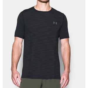 TSHIRT UNDER ARMOUR 1289596 FITTED THREADBORNE  NERO