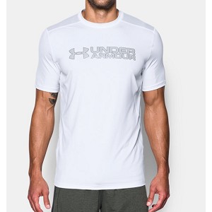 TSHIRT UNDER ARMOUR 1292648 FITTED GRAPHOIC  BIANCO