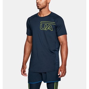 TSHIRT UNDER ARMOUR 1306429 RAID 2.0 GRAPHIC  BLU NAVY