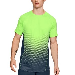 TSHIRT UNDER ARMOUR 1311389 RAID 2.0 DASH  VERDE