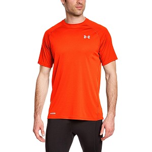 TSHIRT UNDER ARMOUR 1244172 FITTED  ARANCIONE