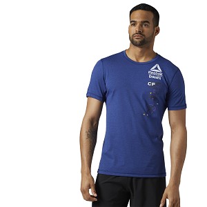 TSHIRT REEBOK CROSSFIT BS1532 RC POLY BLEND  BLU