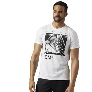 TSHIRT REEBOK CROSSFIT BQ3496 SPEEDWICK GRAPHIC  PANNA