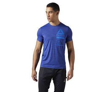 TSHIRT REEBOK CROSSFIT CE6492 ACTIVCHILL ZONED  BLU ROYAL