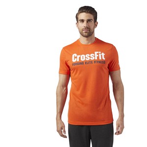 TSHIRT REEBOK CROSSFIT SPEEDWICK F.E.F. GRAPHIC  CF4546 ARANCIO