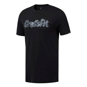 TSHIRT REEBOK CROSSFIT EC1478 CAMO LOGO  NERO