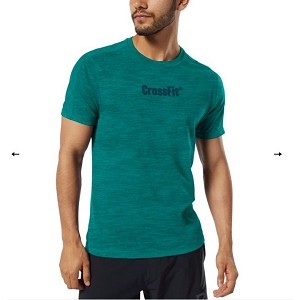 TSHIRT REEBOK CROSSFIT EC1483 MARBLE MELANGE  VERDE