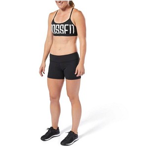 TOP SPORTIVO REEBOK CROSSFIT DU5097 W GRAPHIC SKINNY  NERO