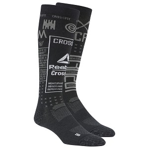 CALZA REEBOK CROSSFIT DU2956 COMPRESSION KNEE  NERO