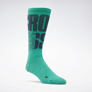 CALZA REEBOK CROSSFIT EC5725 CREW SOCKS  VERDE