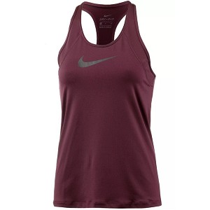 CANOTTA NIKE 889542 W TANK MESH  MAROON