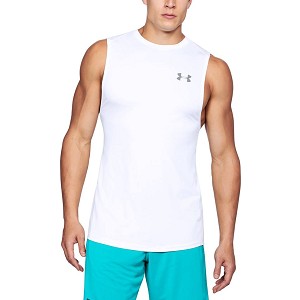 CANOTTA UNDER ARMOUR 1306433 RAID 2.0 SL  BIANCO