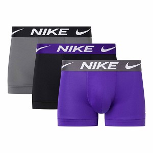 INTIMO NIKE DRY FIT ESSENTIAL  KE1156 1ME 3 PACK  NERO GRIGIO VIOLA