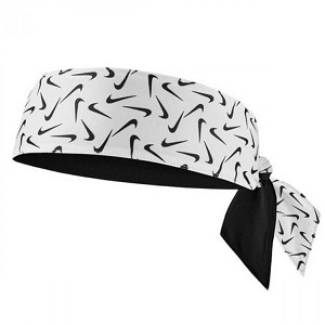 BANDANA NIKE DRI FIT PRINTED  BIANCO