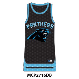 CANOTTA MAJESTIC 2716 NAILLE POLY GRAPHIC VEST  CAROLINA PANTHERS