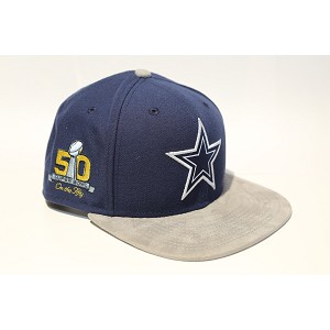 CAPPELLO NEW ERA 9FIFTY SB50 TEAM SUEDE   DALLAS COWBOYS