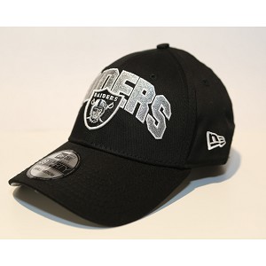 CAPPELLO NEW ERA 39THIRTY DRAFT BLOCKER PLAY  OAKLAND RAIDERS