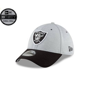 CAPPELLO NEW ERA 39THIRTY 2018 SIDELINE AWAY  OAKLAND RAIDERS