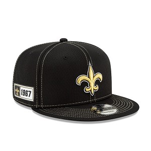 CAPPELLO NEW ERA 9FIFTY 2019 SIDELINE ROAD  NEW ORLEANS SAINTS