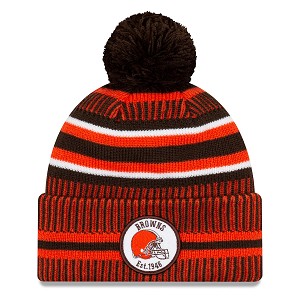 CAPPELLO NEW ERA SIDELINE 2019 HOME KNIT  CLEVELAND BROWNS