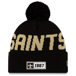 CAPPELLO NEW ERA SIDELINE 2019 ROAD KNIT  NEW ORLEANS SAINTS