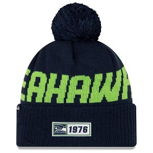 CAPPELLO NEW ERA SIDELINE 2019 ROAD KNIT  SEATTLE SEAHAWKS